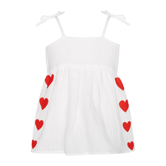 TWO IN A CASTLE THE HEARTS BREEZY ROMPER DRESS