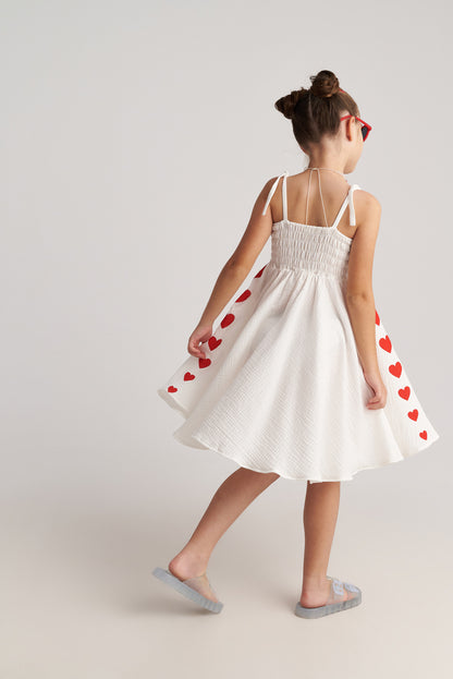 TWO IN A CASTLE THE HEARTS CIRCLE DRESS FOR KIDS