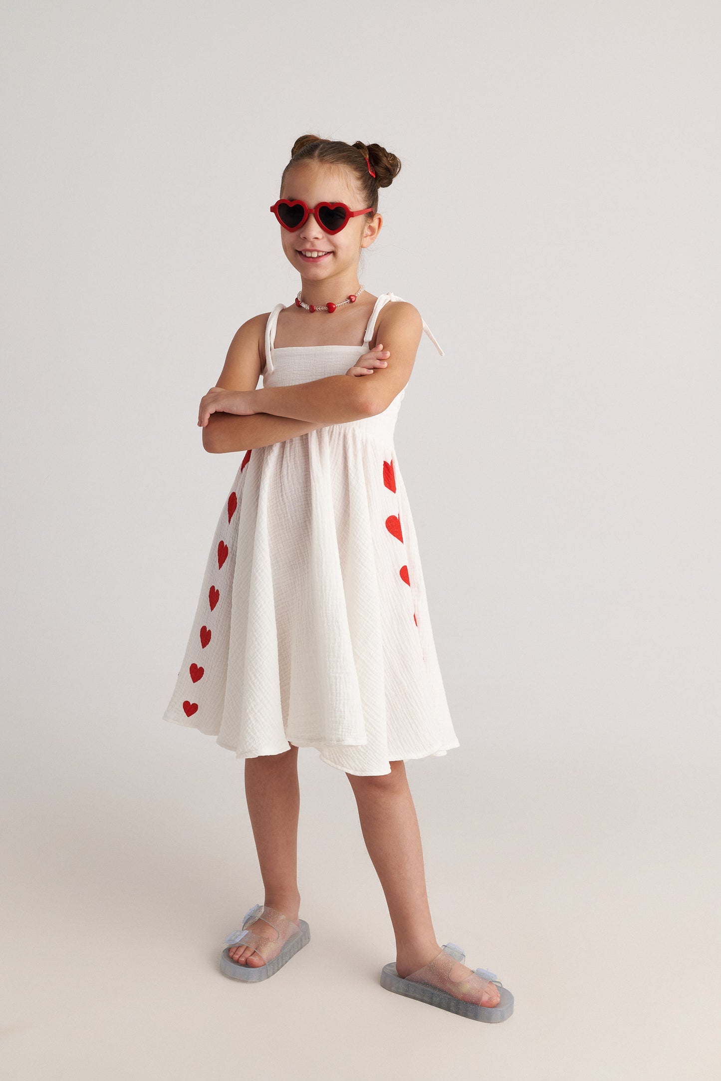 TWO IN A CASTLE THE HEARTS CIRCLE DRESS FOR KIDS