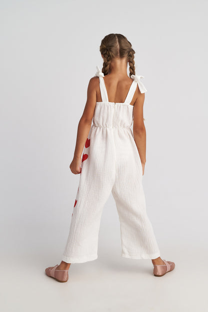 TWO IN A CASTLE THE HEARTS JUMPSUIT FOR KIDS