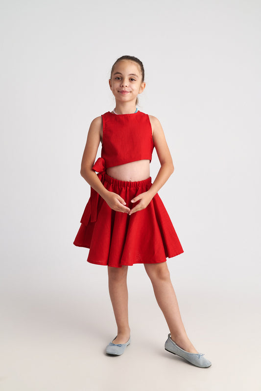 TWO IN A CASTLE THE RUBY RAMIE SIDE CUT DRESS