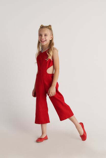 TWO IN A CASTLE THE RUBY CIRCLE CUT JUMPSUIT