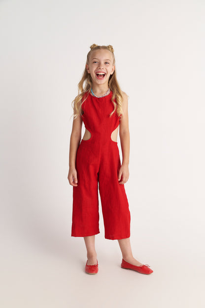 TWO IN A CASTLE THE RUBY CIRCLE CUT JUMPSUIT