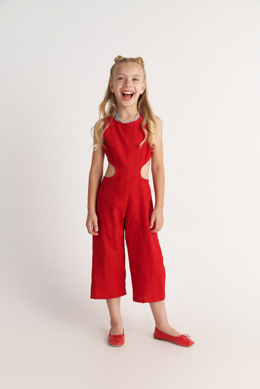 TWO IN A CASTLE THE RUBY CIRCLE CUT JUMPSUIT