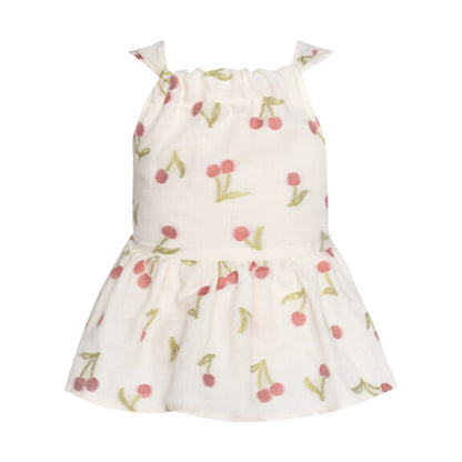 TWO IN A CASTLE SUMMER TART RUFFLE BACKLESS ROMPER