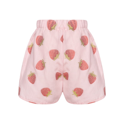 TWO IN A CASTLE SUMMER TART SET WITH TOP & BICOLOR SHORTS