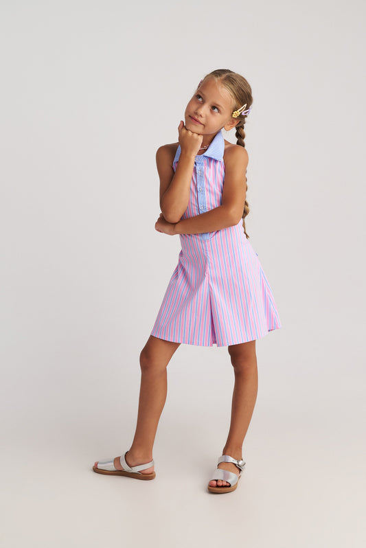 TWO IN A CASTLE THE COOL BACKLESS SHIRT PLAYSUIT