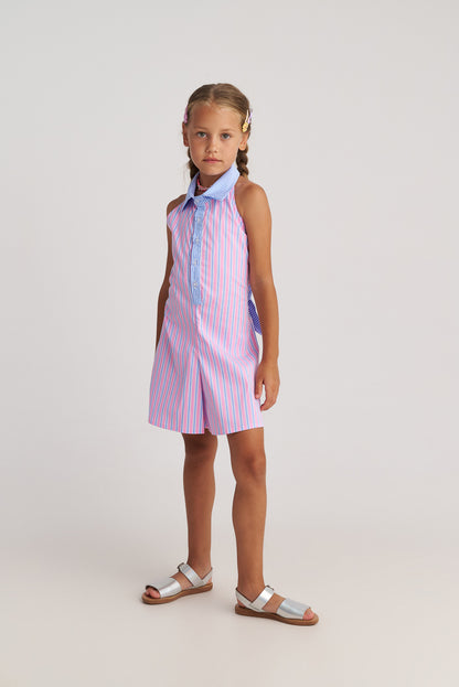 TWO IN A CASTLE THE COOL BACKLESS SHIRT PLAYSUIT