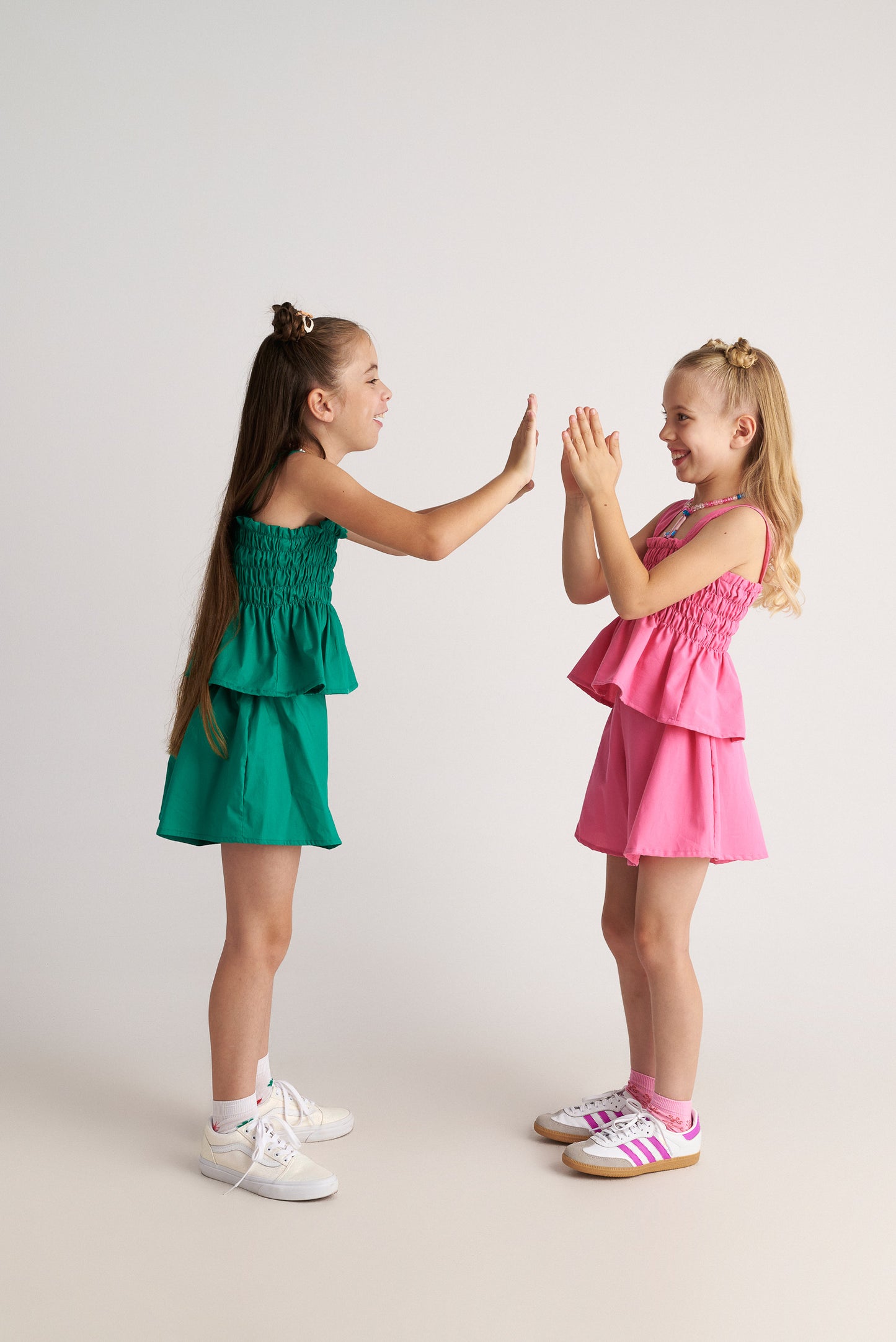 TWO IN A CASTLE BUBBLEGUM FOREST SET Ð PERLUM TOP & SHORTS