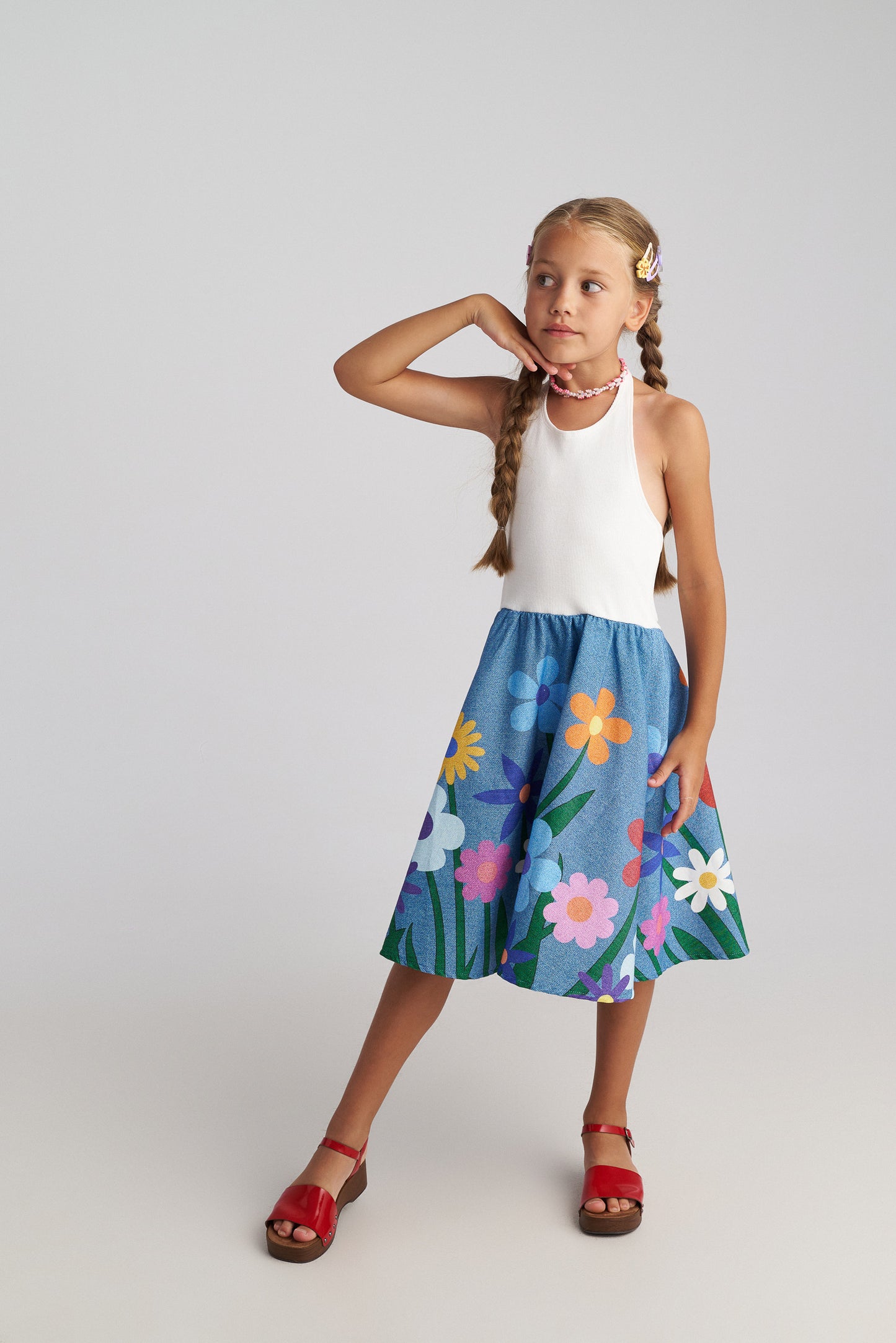 TWO IN A CASTLE BOTANICAL TANK TOP FLOWER DRESS