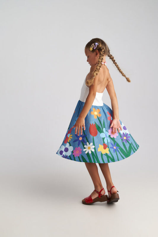 TWO IN A CASTLE BOTANICAL TANK TOP FLOWER DRESS