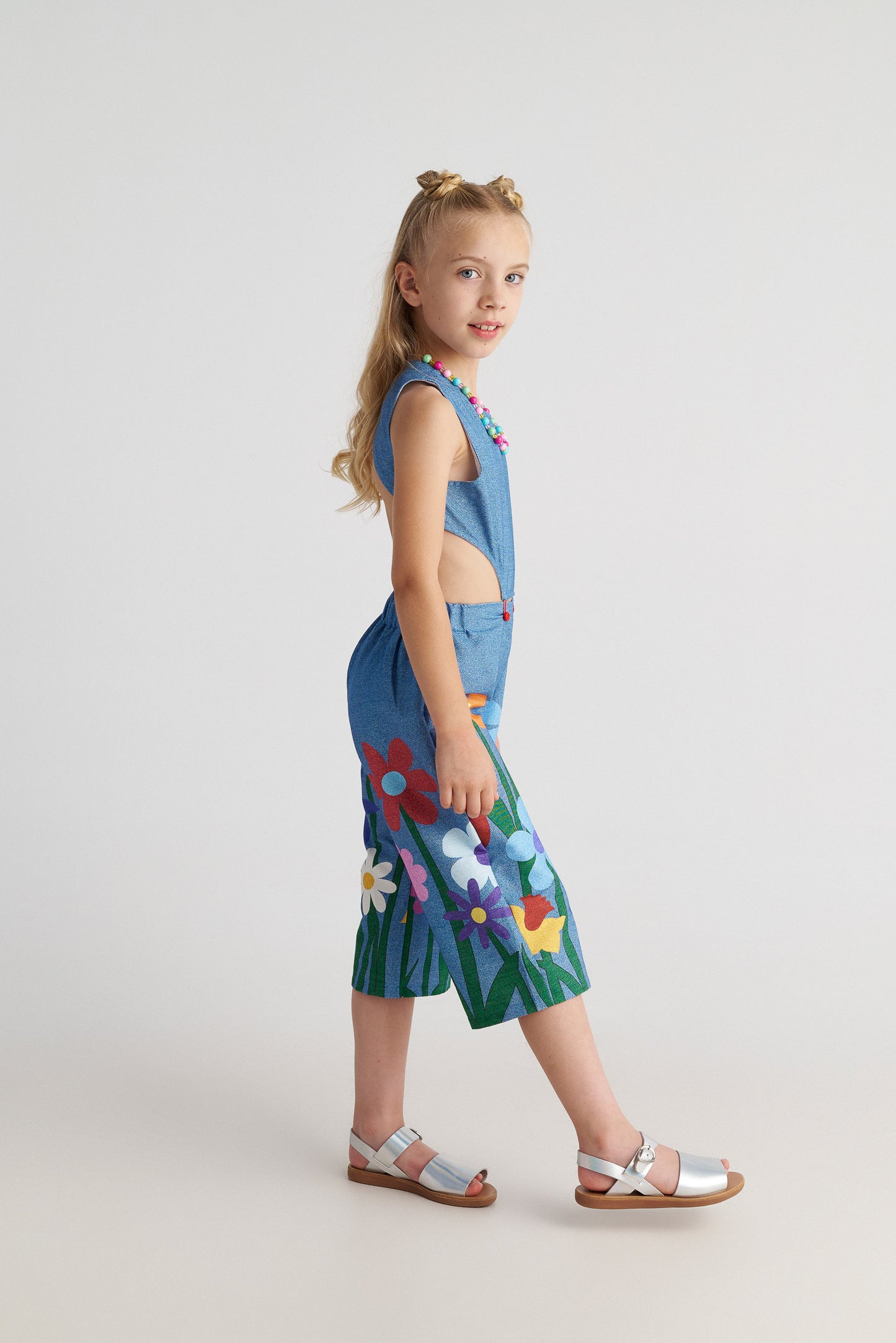 TWO IN A CASTLE TWO PIECE FLOWER YOUNG JUMPSUIT