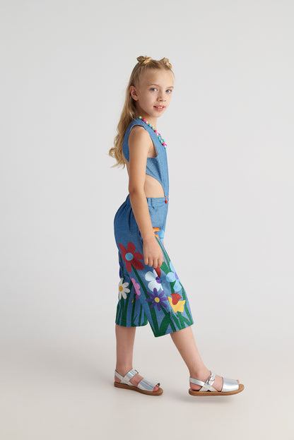 TWO IN A CASTLE TWO PIECE FLOWER YOUNG JUMPSUIT