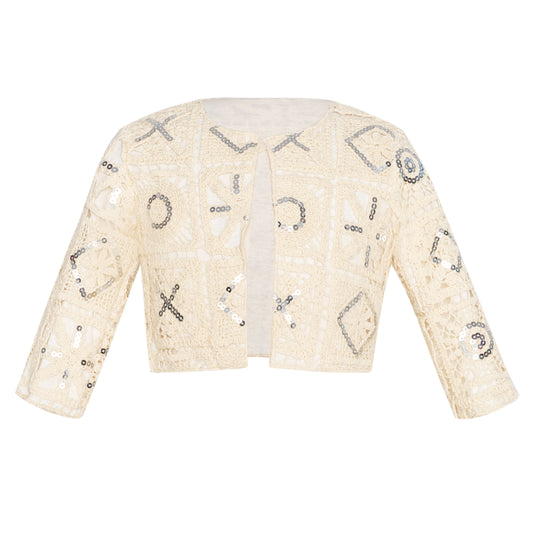 TWO IN A CASTLE SANTORINI BABY CARDIGAN