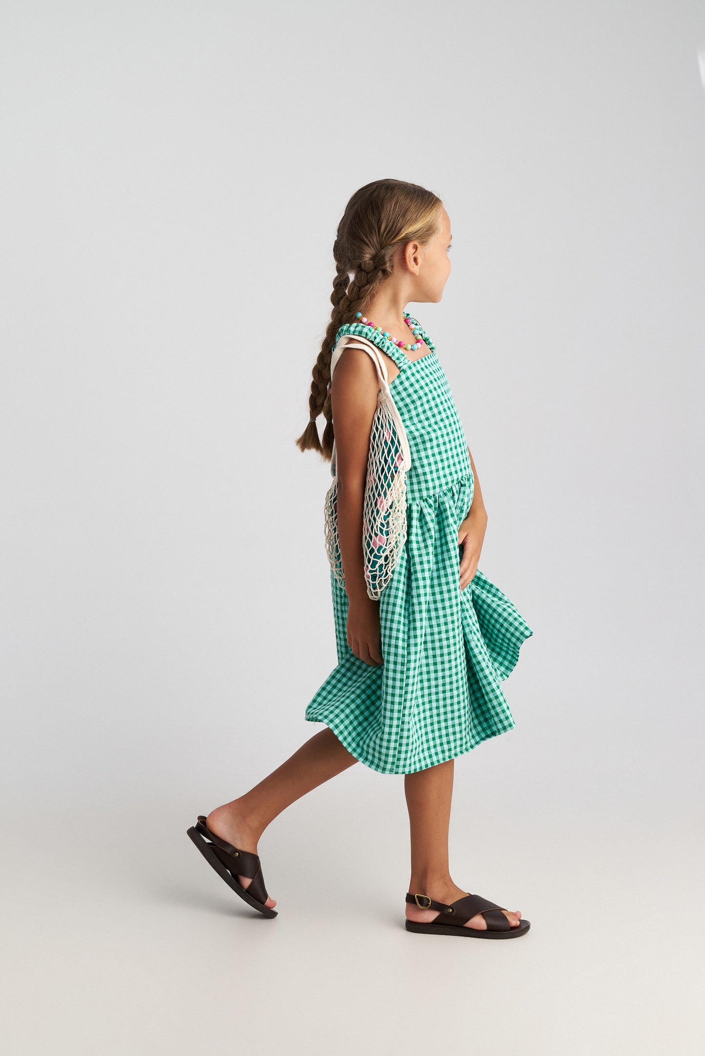 TWO IN A CASTLE FOREST SKY ASSYMETRIC DRESS