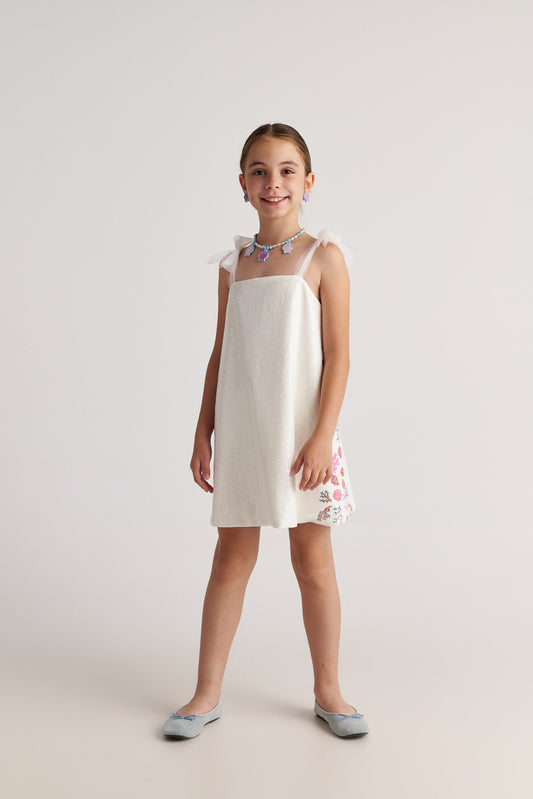 TWO IN A CASTLE MERMAID & SHELLS SEQUIN MINI DRESS