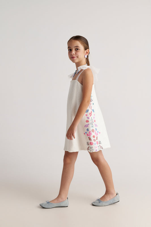 TWO IN A CASTLE MERMAID & SHELLS SEQUIN MINI DRESS