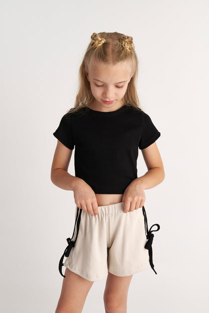 TWO IN A CASTLE MODERN CINDERELLA BALLET TOP & SHORTS SET