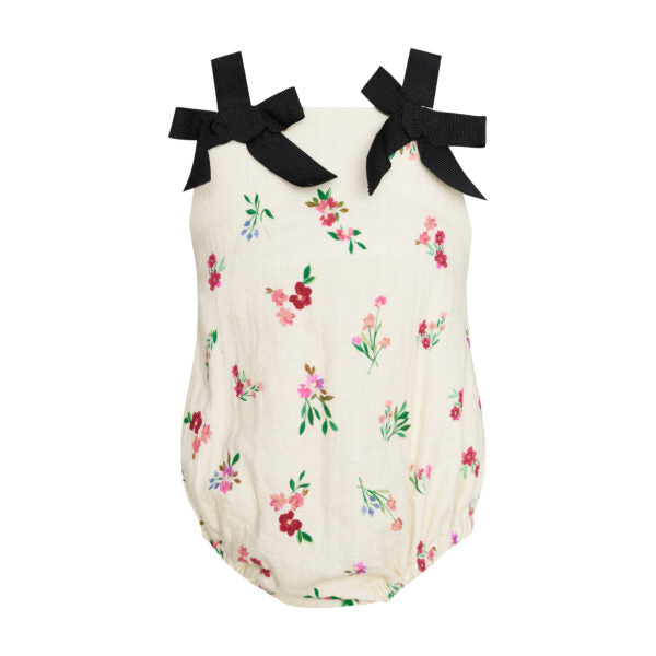TC LITTLE FLOWERS QUILTED ROMPER