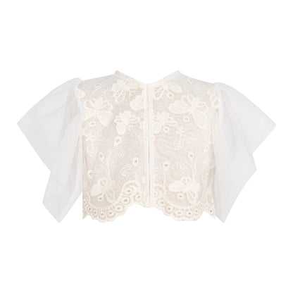 TWO IN A CASTLE THE FLOWER GIRLS BUTTERFLIES BABY CARDIGAN