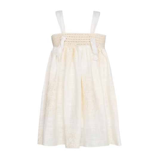 TWO IN A CASTLE THE FLOWER GIRLS BOHEMIAN EMBROIDERY BODY DRESS