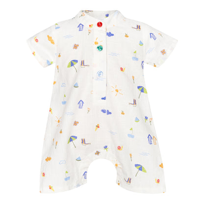 TWO IN A CASTLE ISLANDER MAO BABY PLAYSUIT