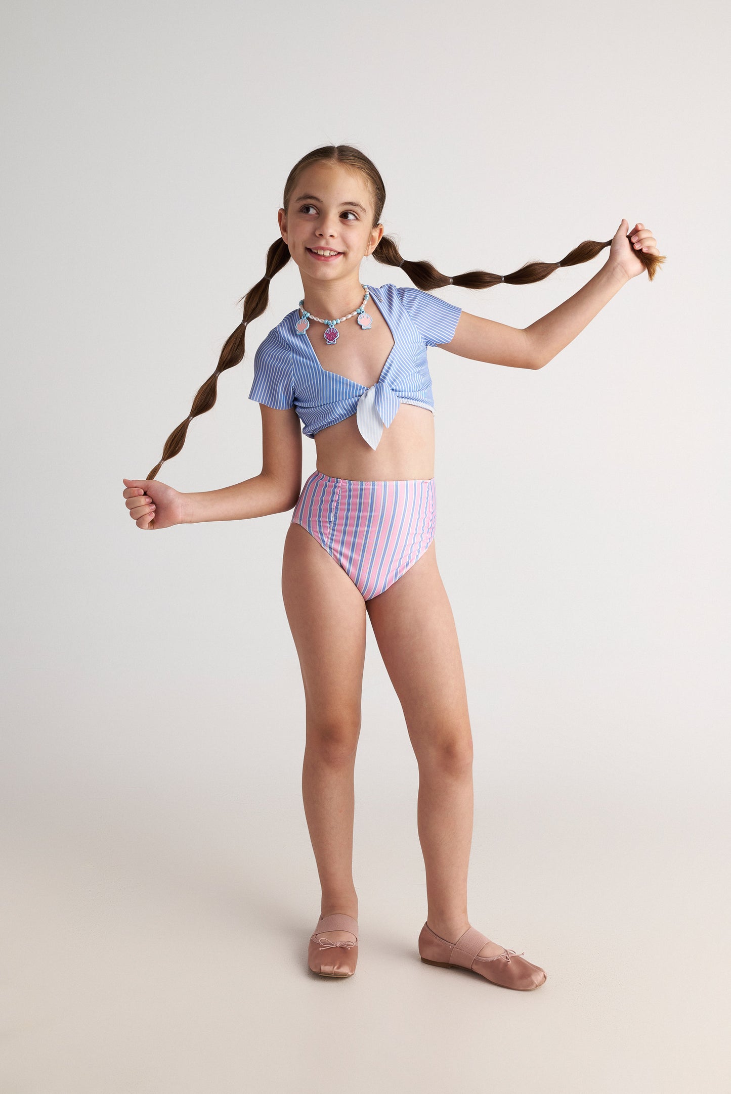 TC THE COOL SHIRT STRIPED BIKINI