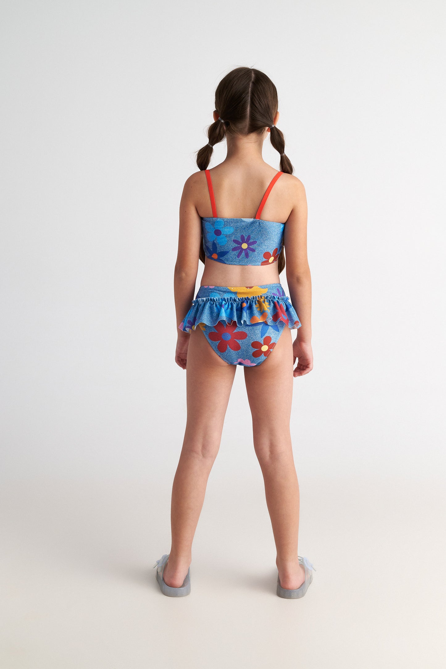 TC BOTANICAL FLORAL RUFFLE BIKINI