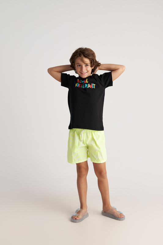 TC ISLANDER STRIPED SHORTS