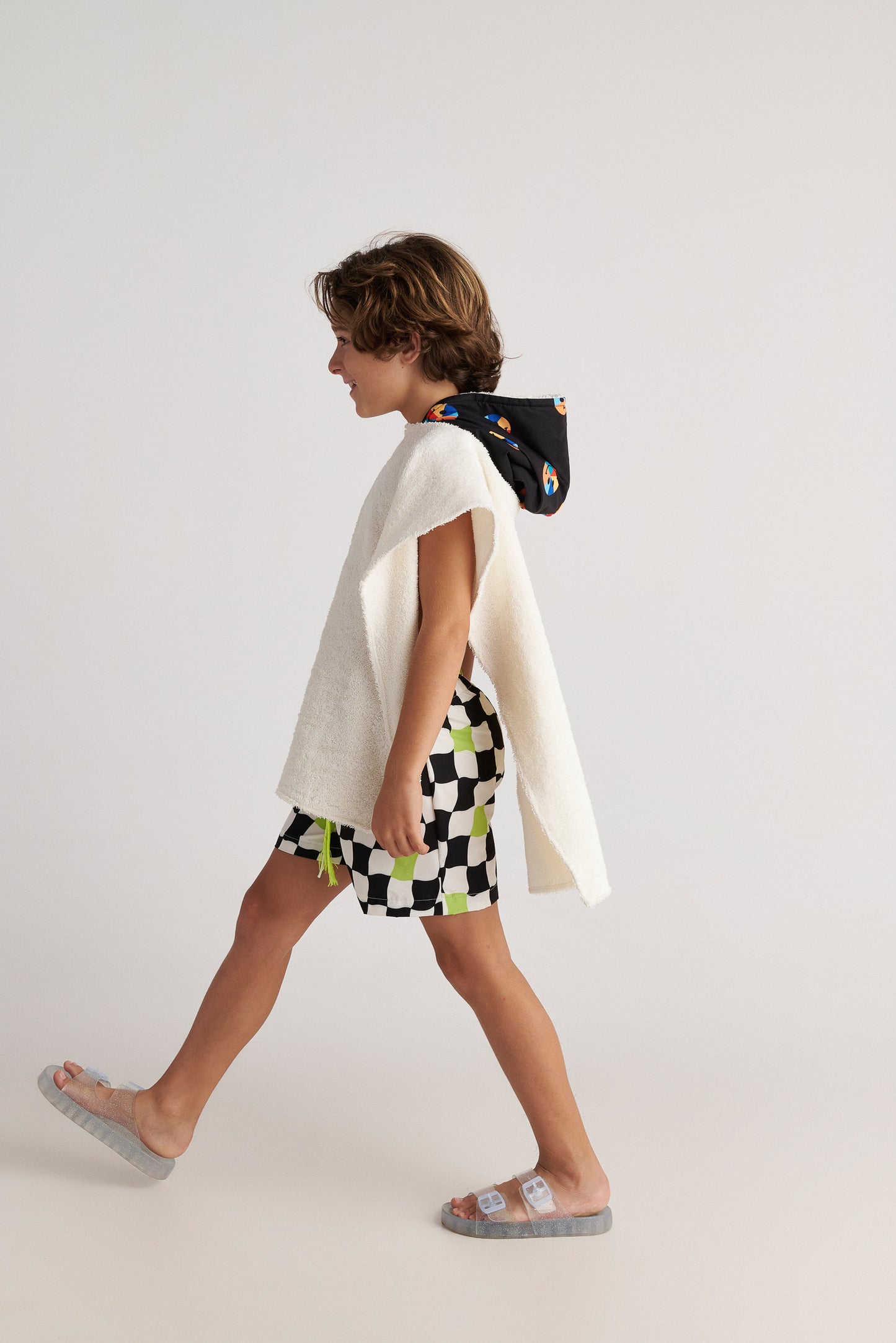 TC CHESS NEON ALLOVER SHORTS