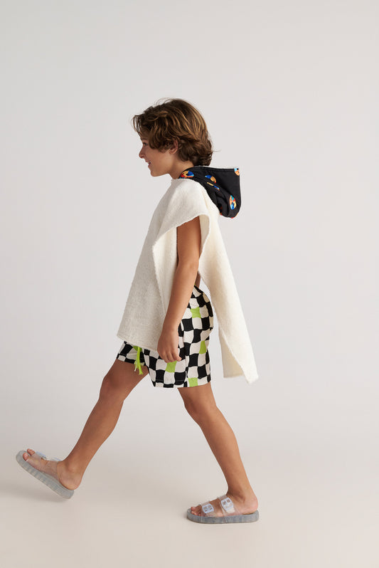 TC CHESS NEON ALLOVER SHORTS