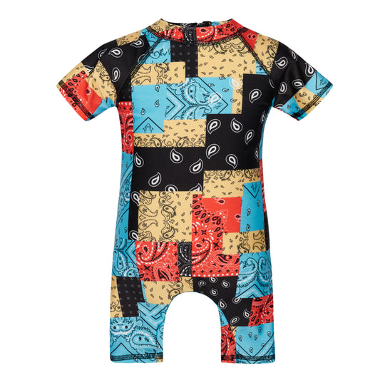 TC LITTLE PIRATE ALLOVER SWIMSUIT