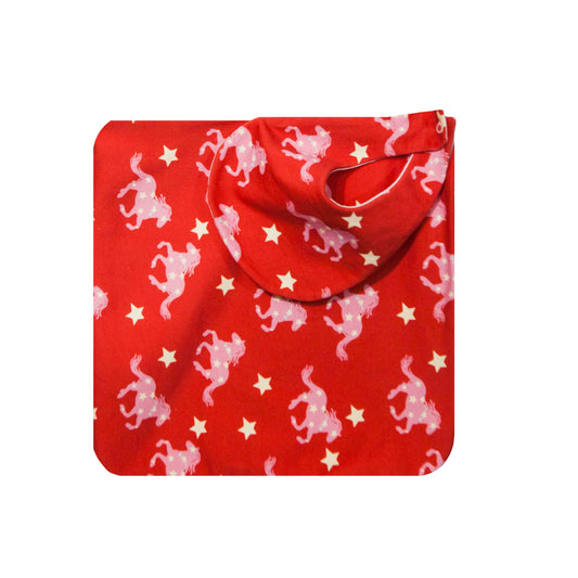TC MAGIC HORSES BABY BLANKET ALLOVER PRINT WITH BIB