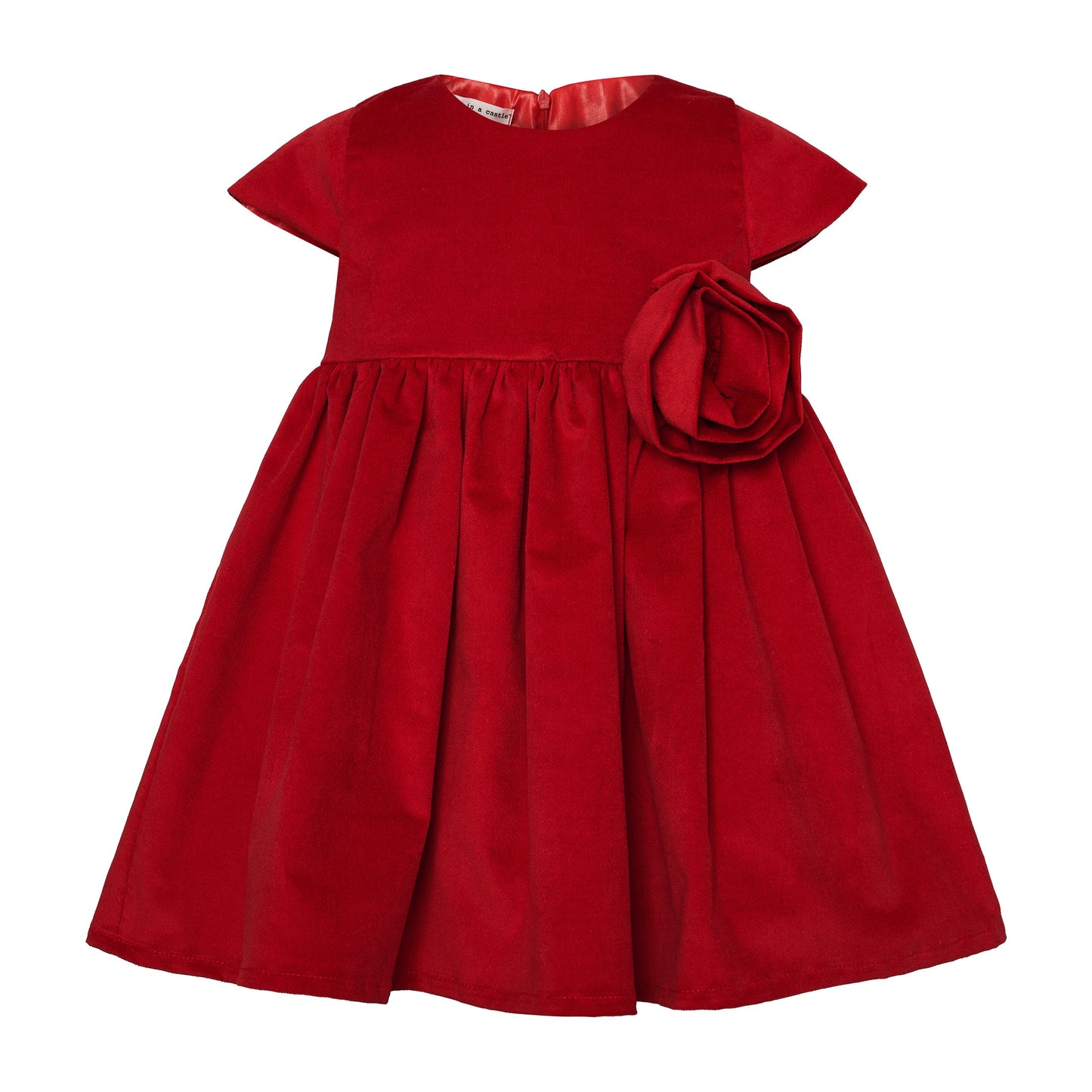 TWO IN A CASTLE RUBY PREPPY BABY DRESS