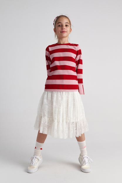 TWO IN A CASTLE KNITTED TOP AND TUTU SKIRT