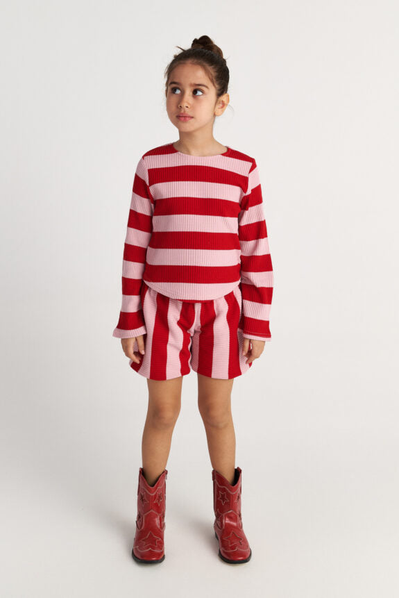 TWO IN A CASTLE SET KNITTED TOP & SHORT