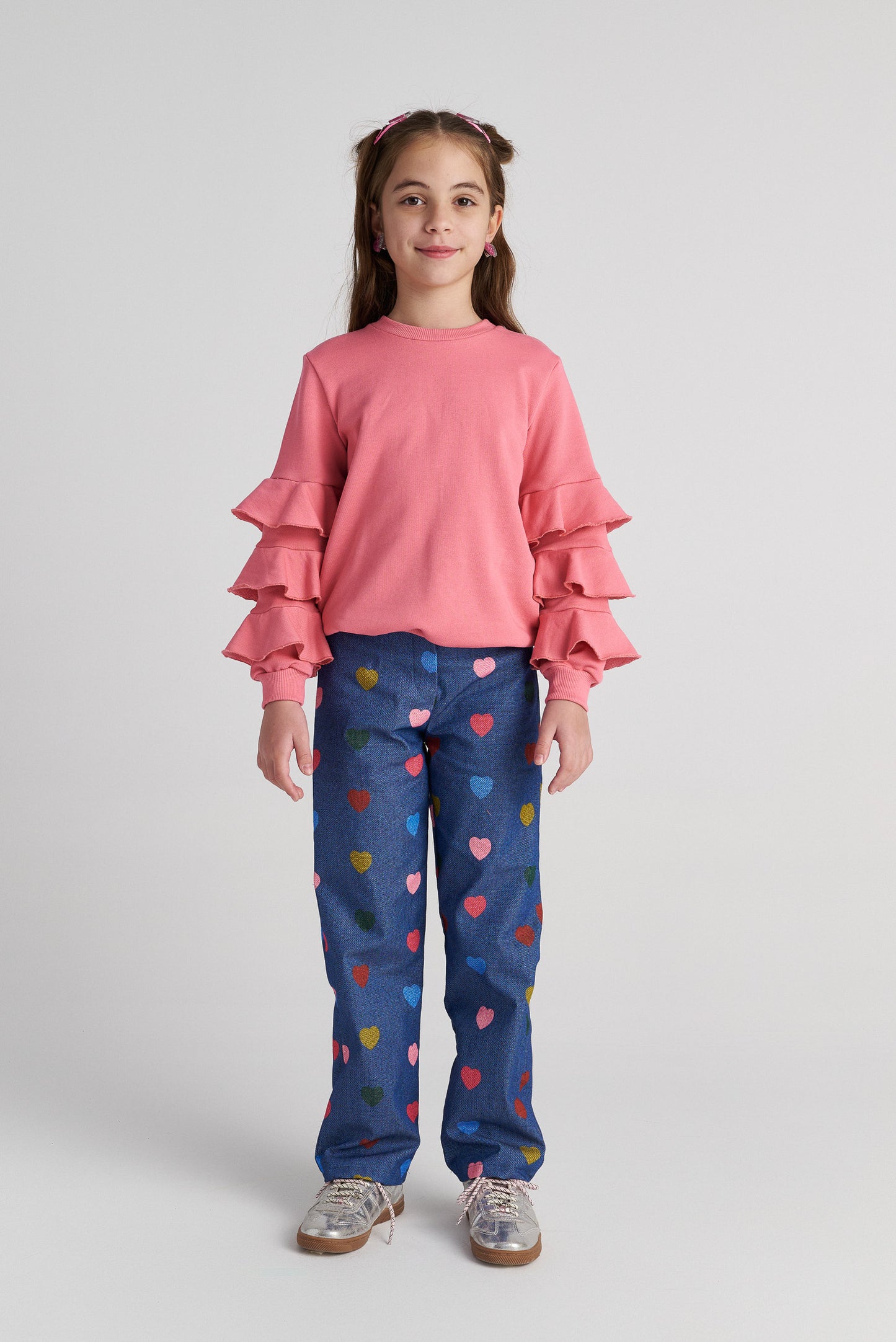 TWO IN A CASTLE ALLOVER HEARTS PANTS