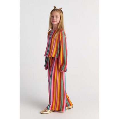 TWO IN A CASTLE  SET STRIPED TOP & PANTS