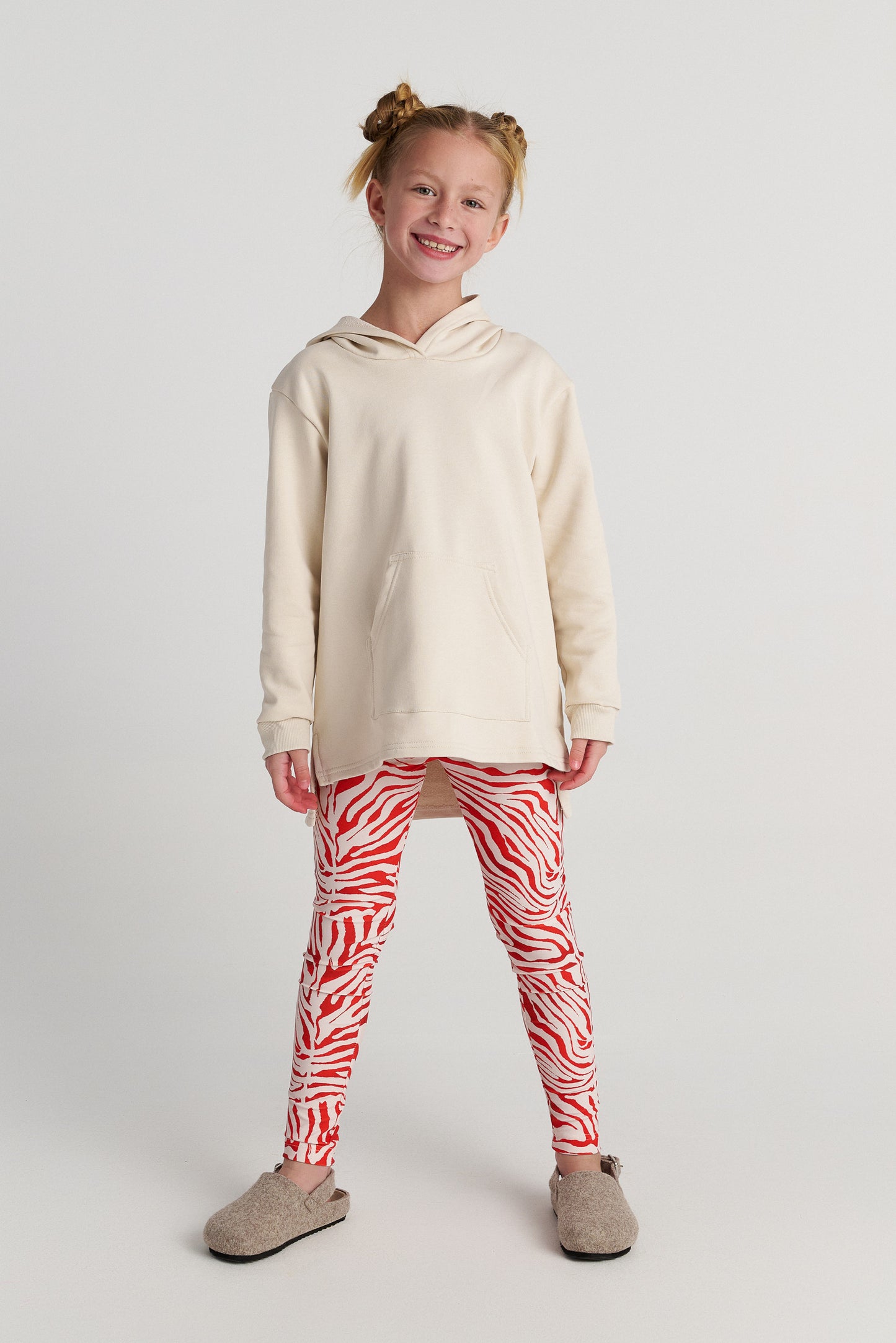 TWO IN A CASTLE HOODED TOP & ATHLETIC LEGGINGS SET