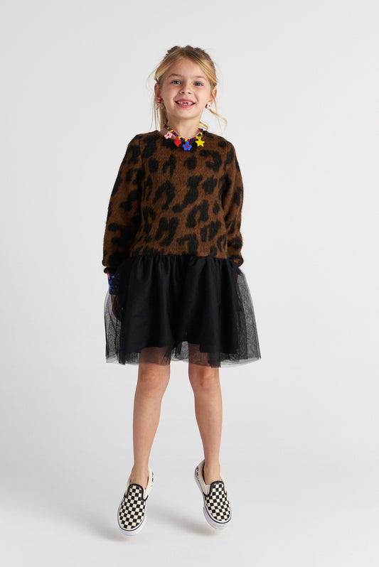 TWO IN A CASTLE WILD FLOWERS KNITTED TUTU DRESS