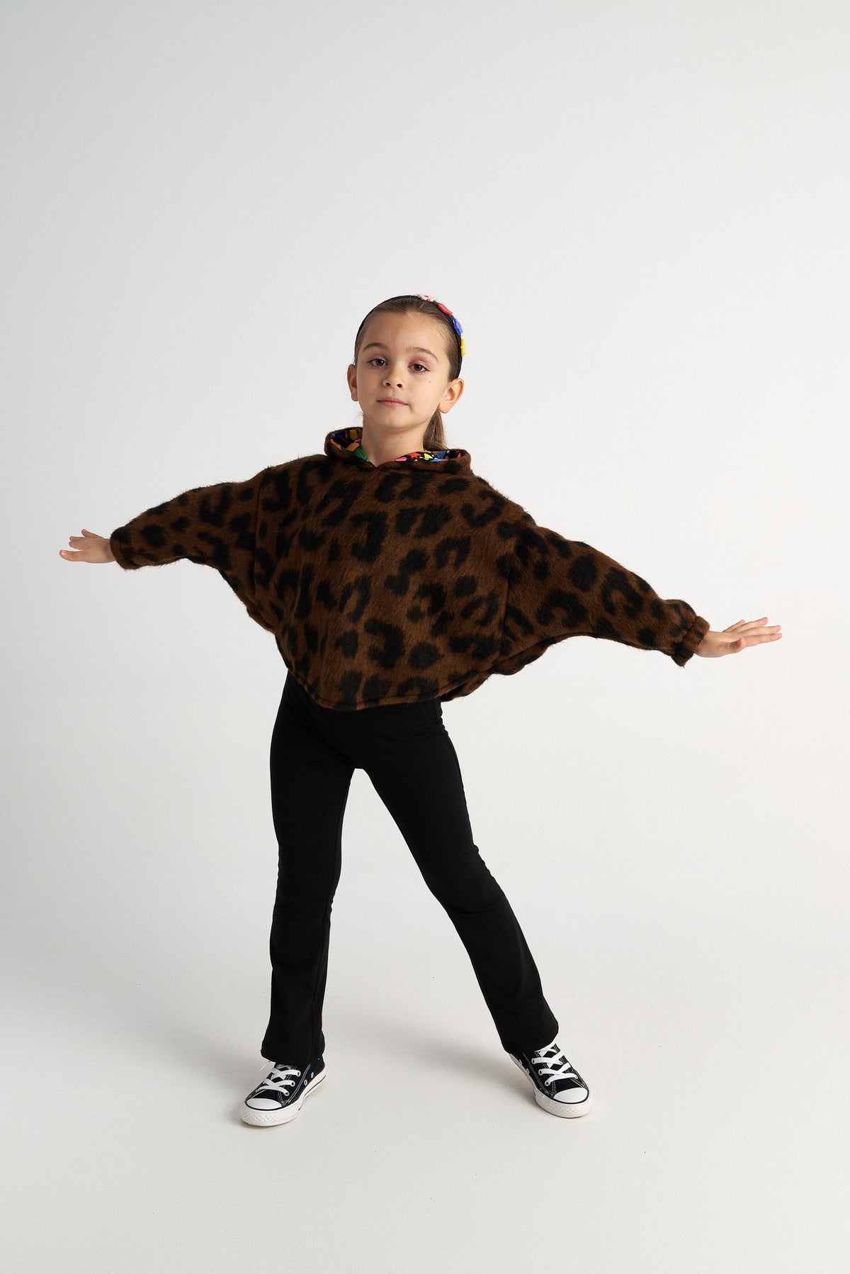 TWO IN A CASTLE KNITTED PONCHO & CABANA LEGGINGS