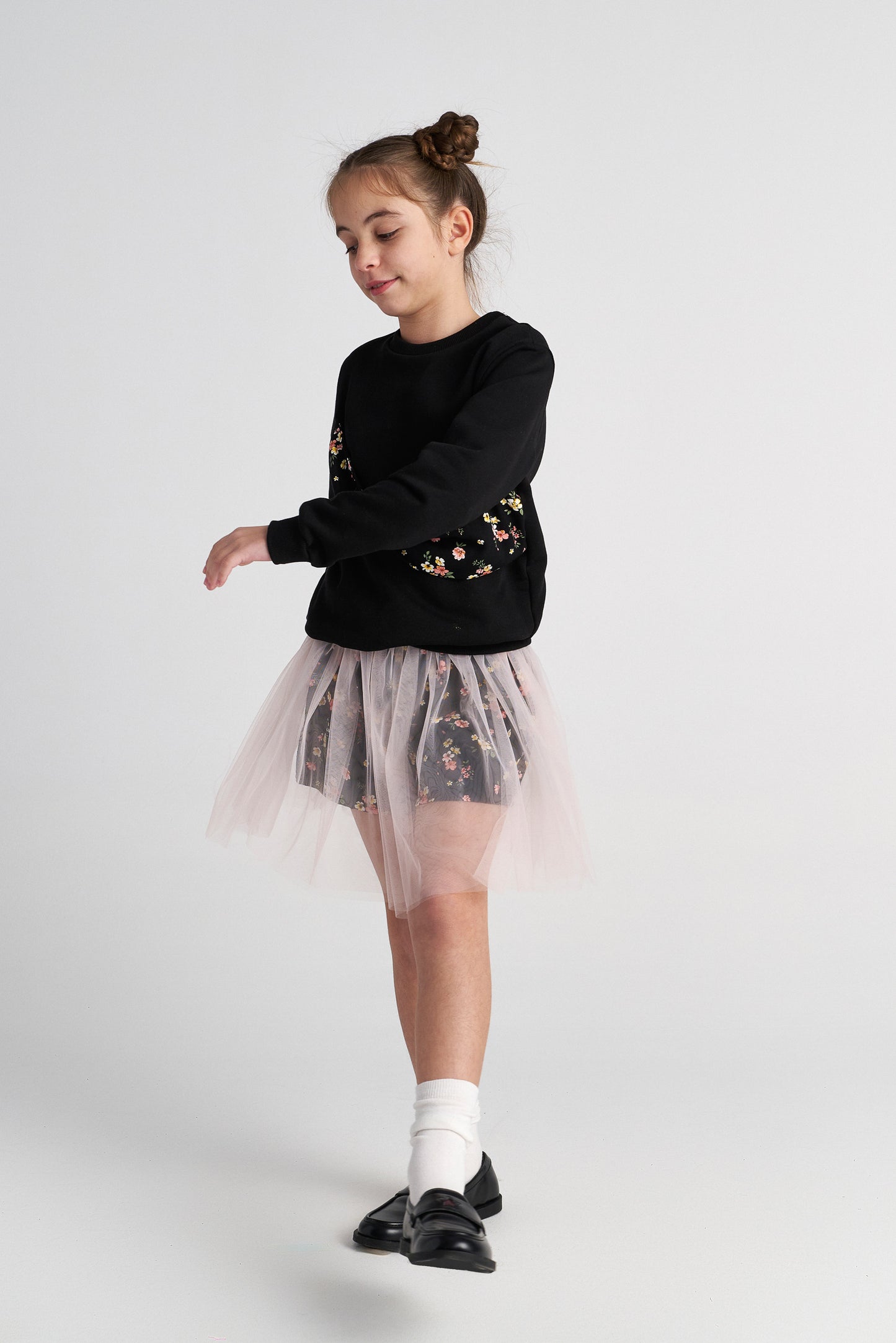 TWO IN A CASTLE VALLEY NIGHT SWEATER & TUTU SHORTS SET