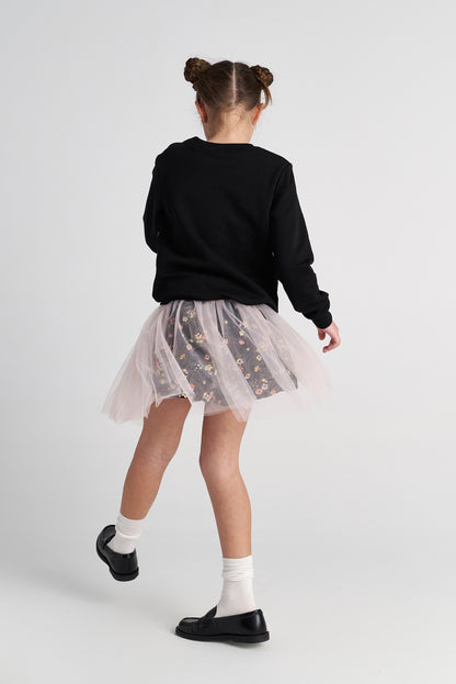 TWO IN A CASTLE VALLEY NIGHT SWEATER & TUTU SHORTS SET