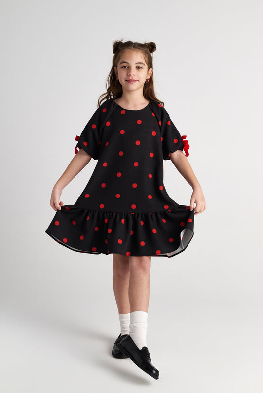 TWO IN A CASTLE POLKA DOTS DRESS