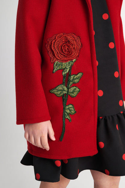 TWO IN A CASTLE POLKA DOTS SANTA’S COAT
