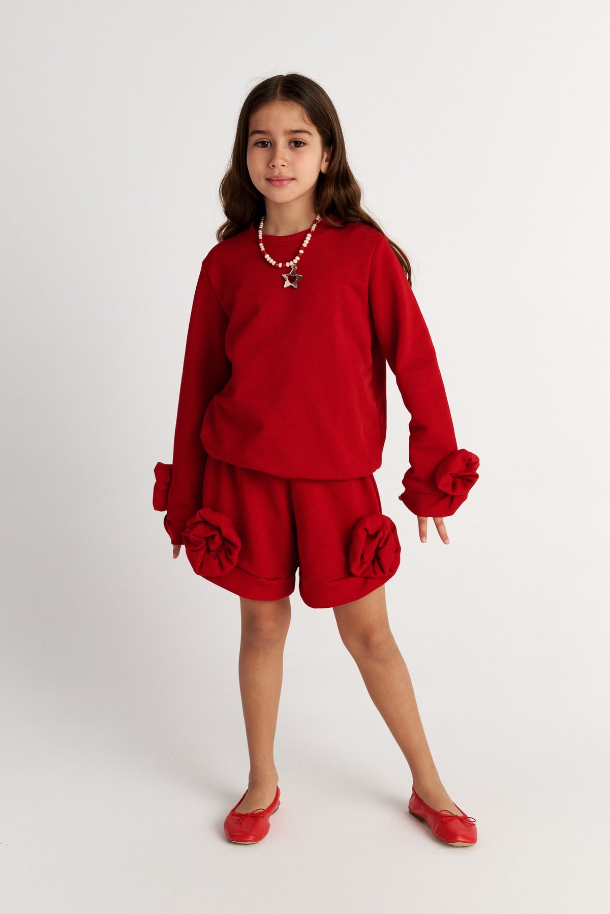 TWO IN A CASTLE MONOCHROME ROSES LS TOP