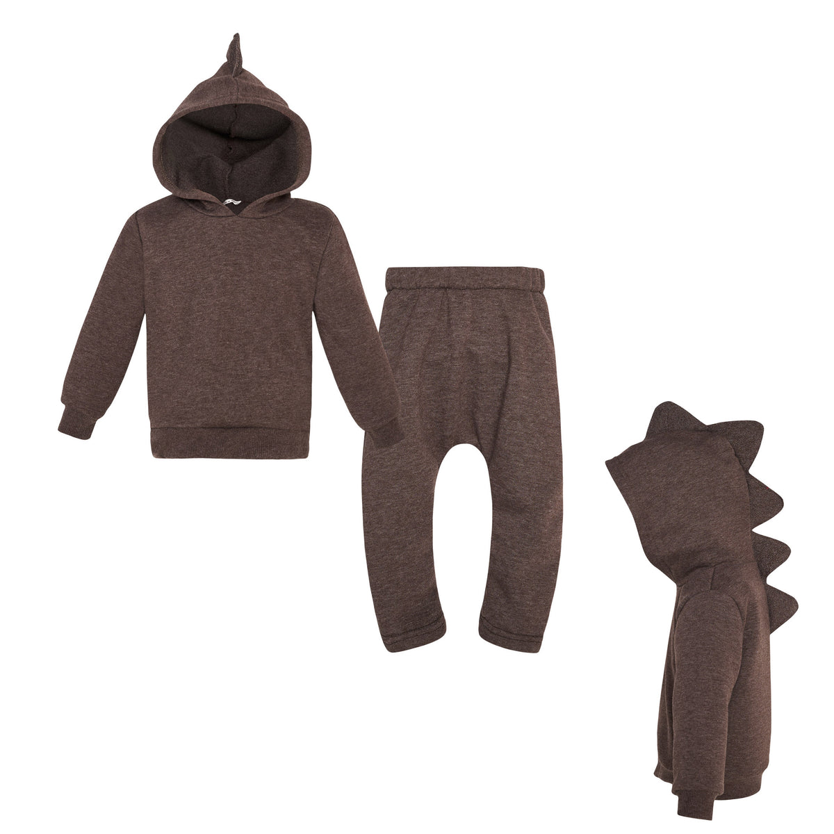 TWO IN A CASTLE SET DINO HOODIE & SLOUCH