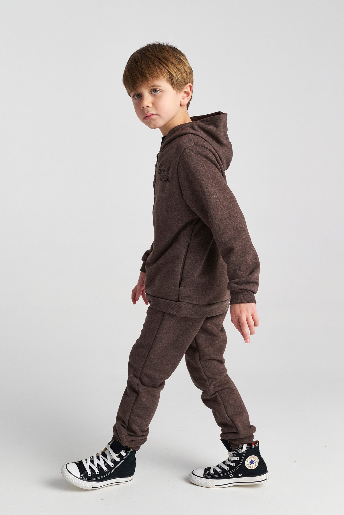 TWO IN A CASTLE SET DINO HOODED CARDIGAN & PANTS