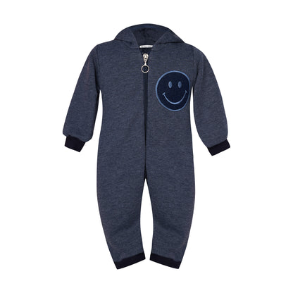 TWO IN A CASTLE SMILE HOODED JUMPSUIT