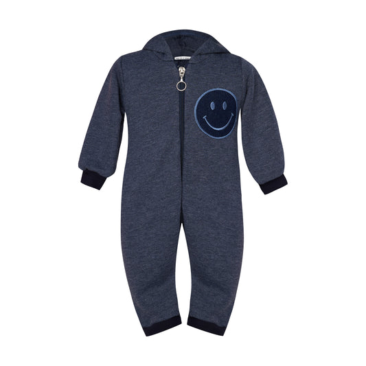 TWO IN A CASTLE SMILE HOODED JUMPSUIT